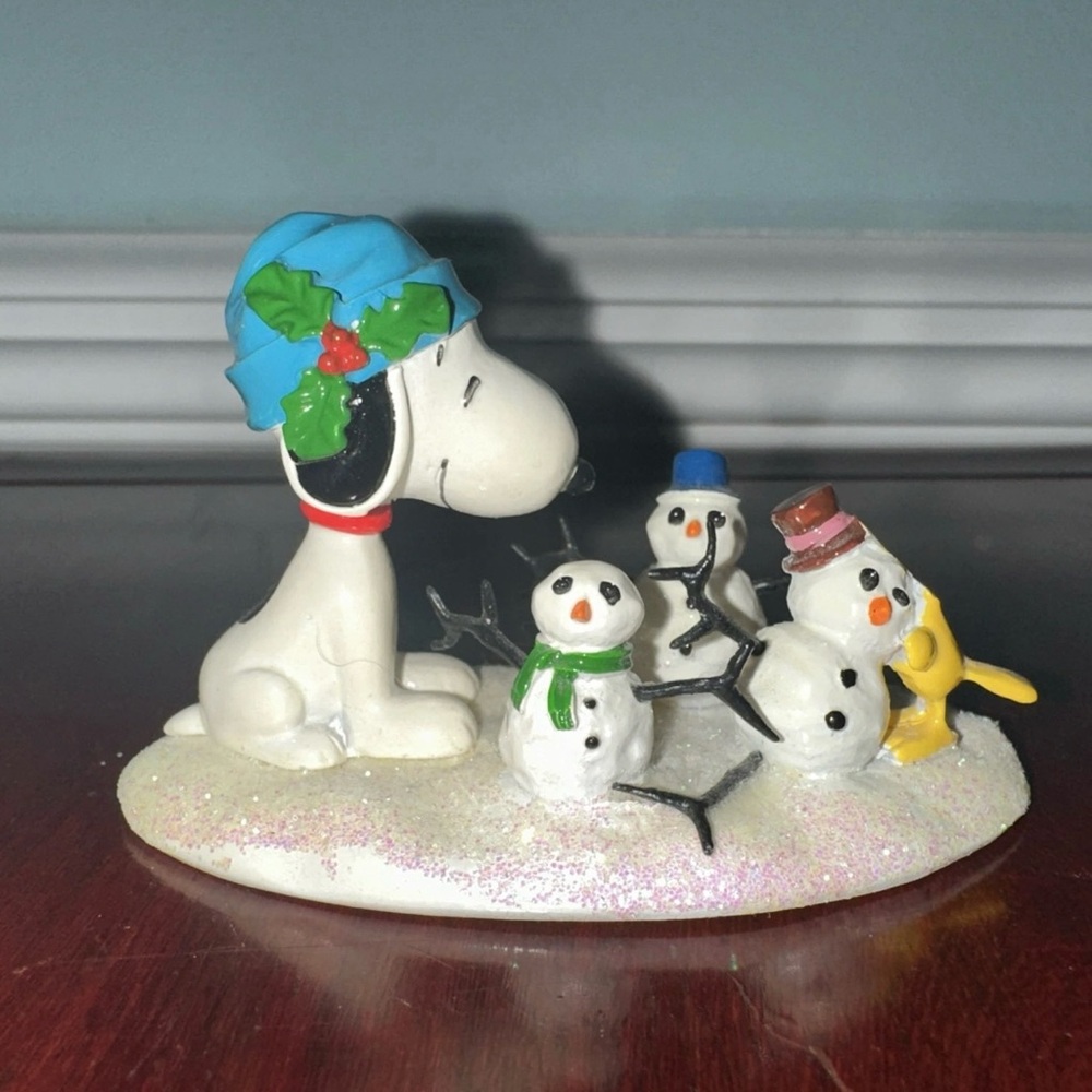 Department 56 PEANUTS Snoopy Woodstock & Snowmen The More The Merrier 4047195